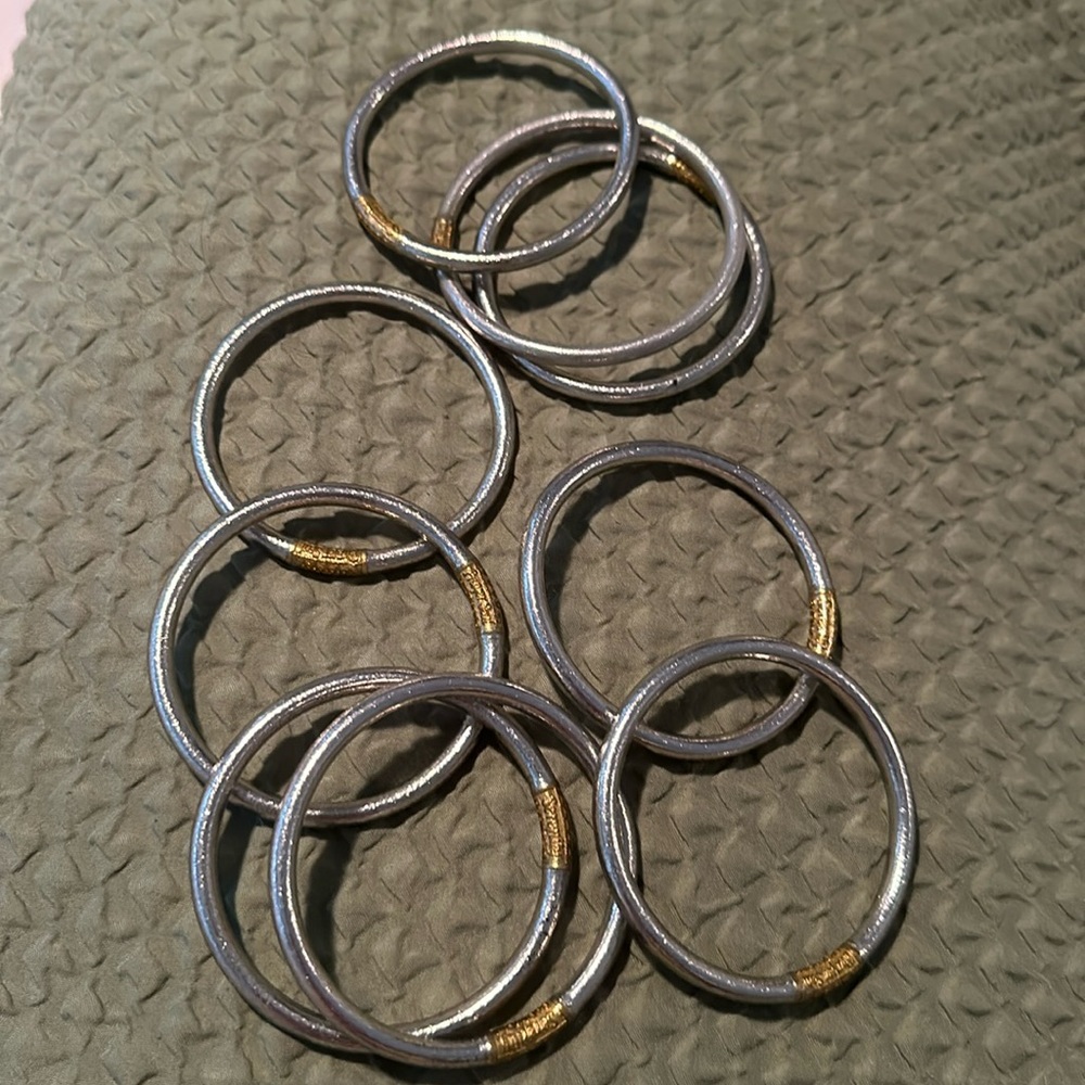 Original Budha Girl all weather bangles - Silver - Large